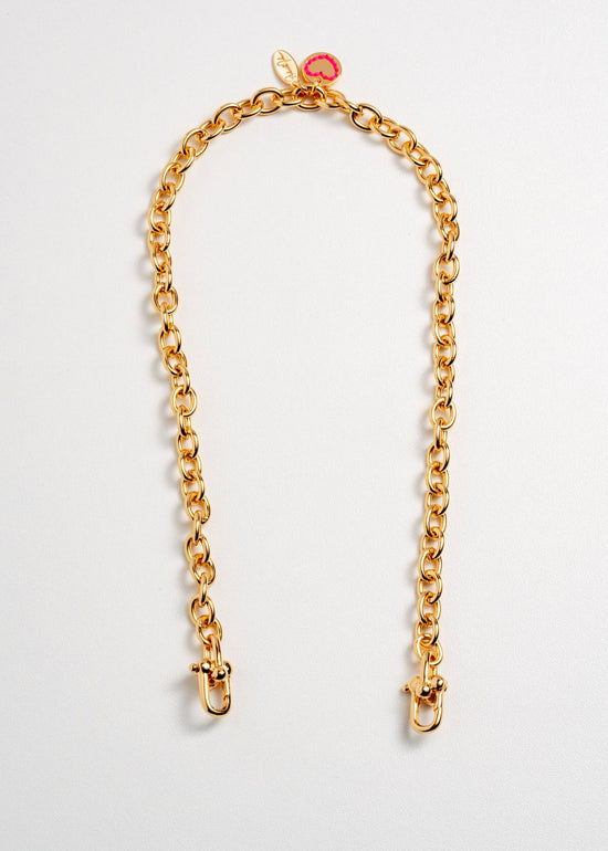 Cable Girl Necklace - Gold