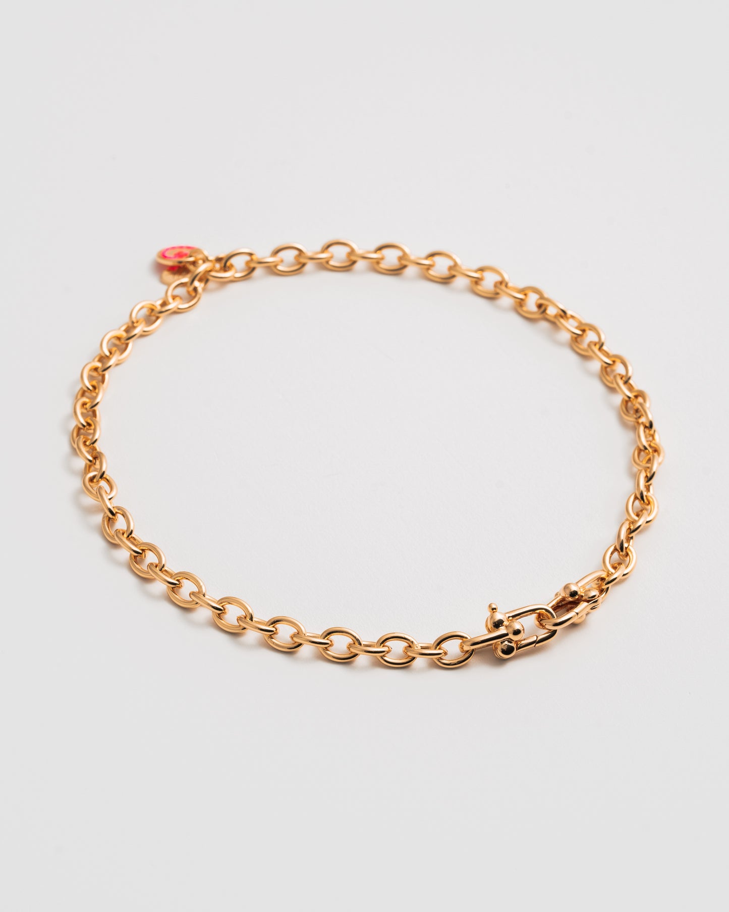 Cable Girl Necklace - Gold