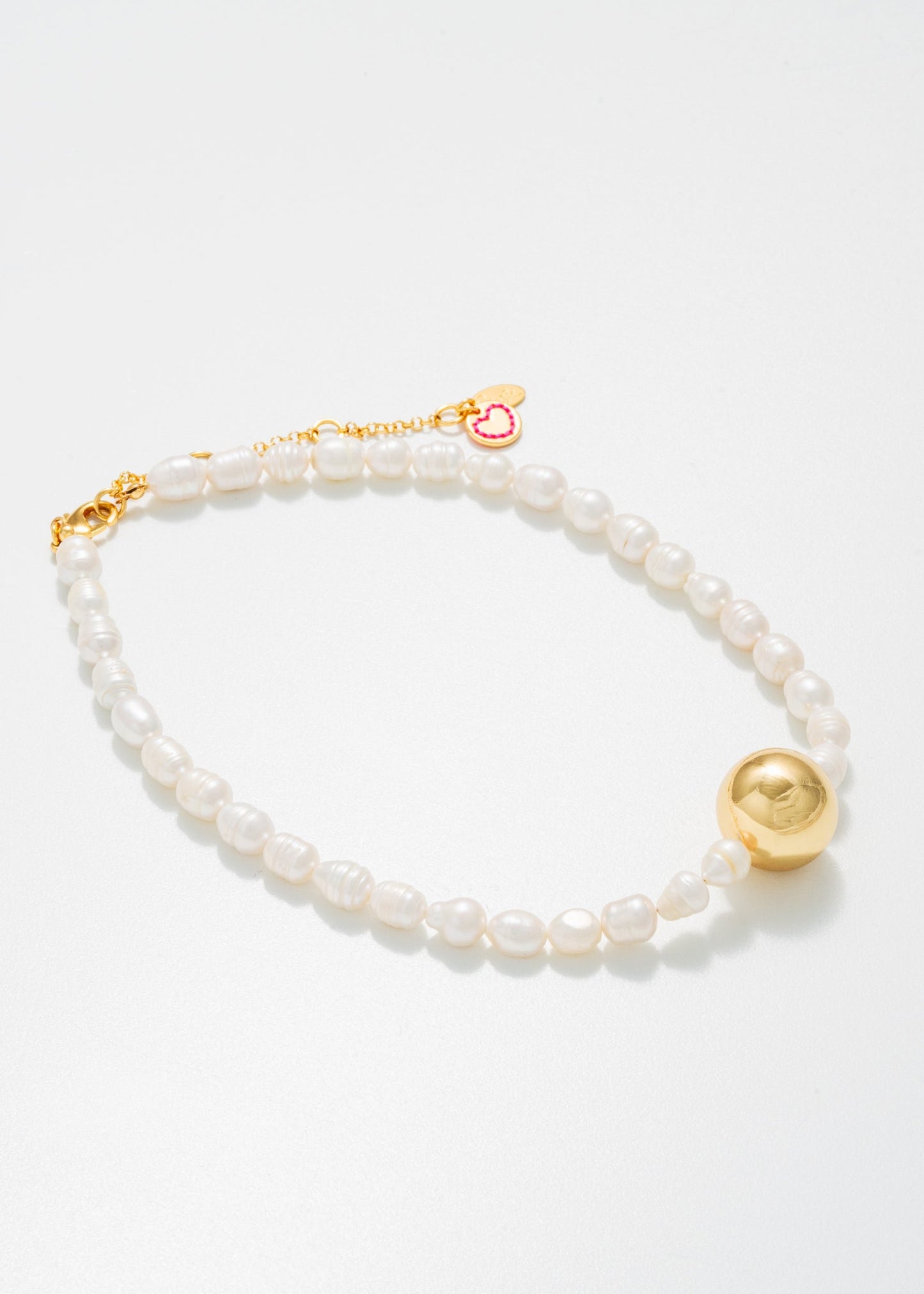 AU PEARL NECKLACE - GOLD