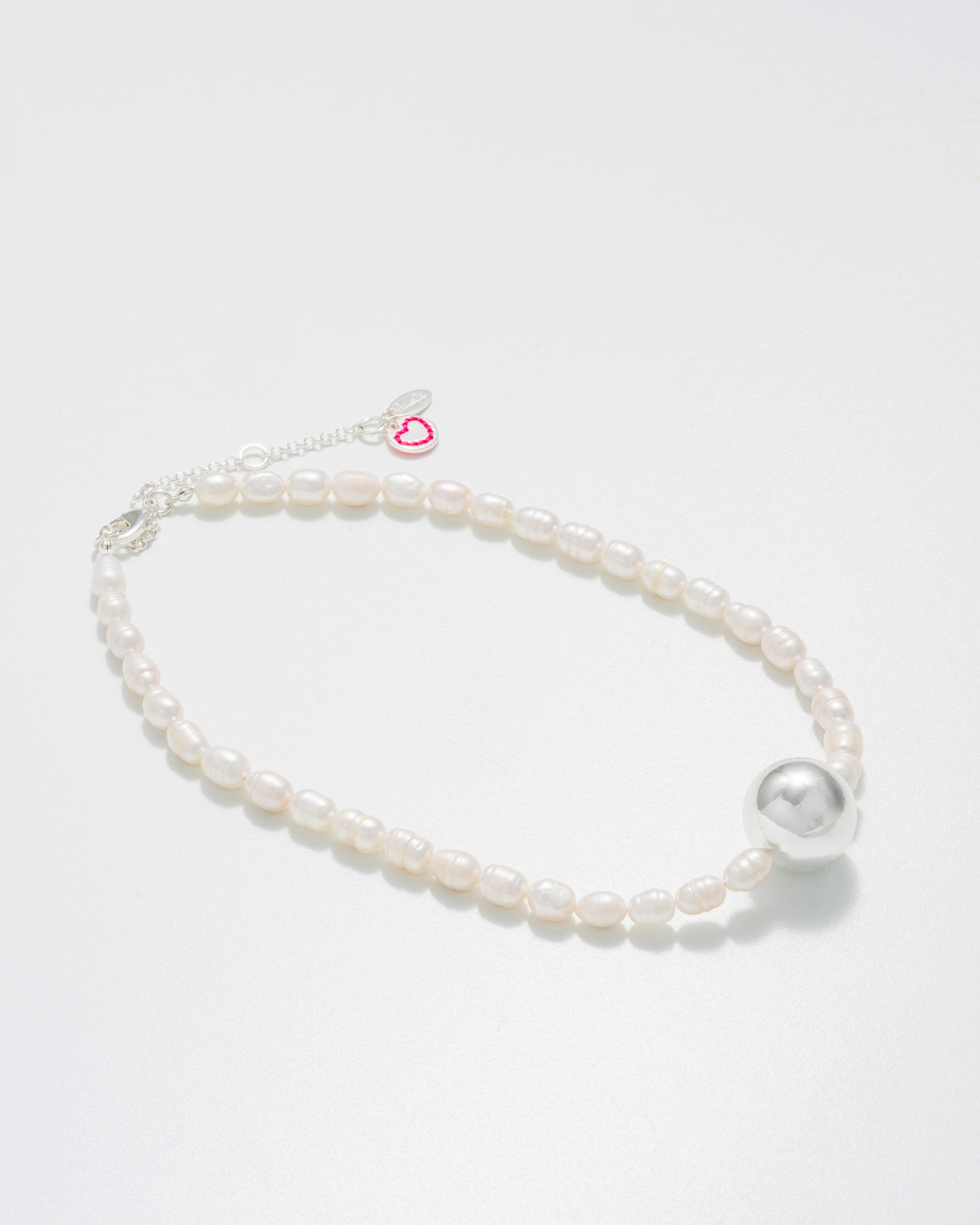 AG PEARL NECKLACE - SILVER