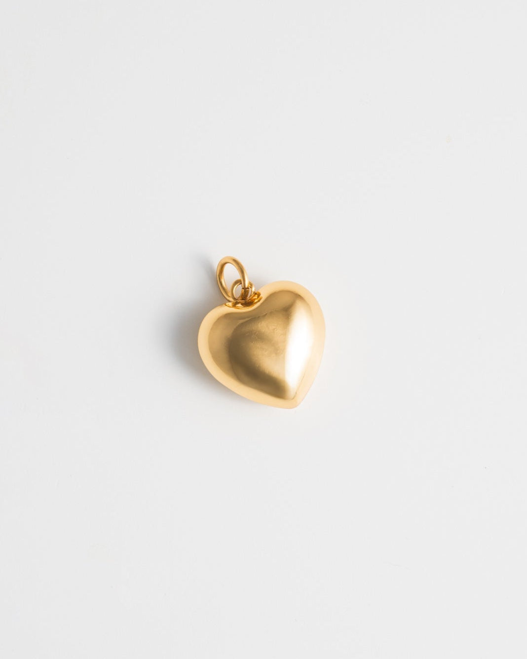 Bubble Heart Charm - Gold