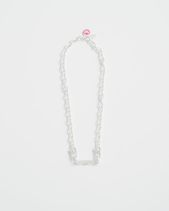 Cable Girl Necklace - Silver