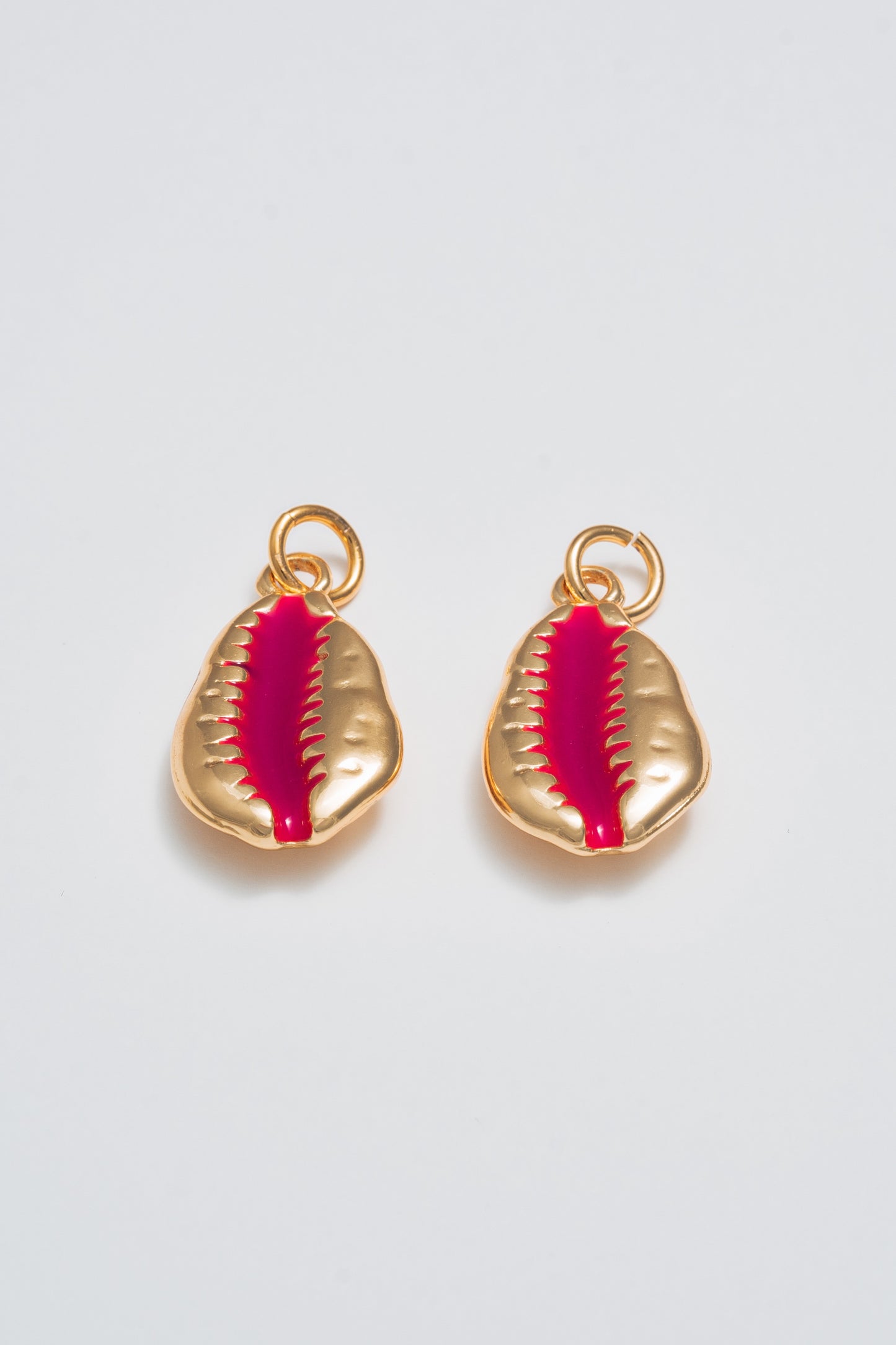 Pink Seashell Charms