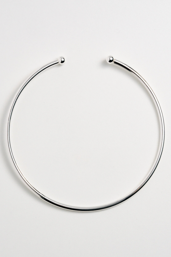 LILY CHOKER SCREW IN BALL - SILVER