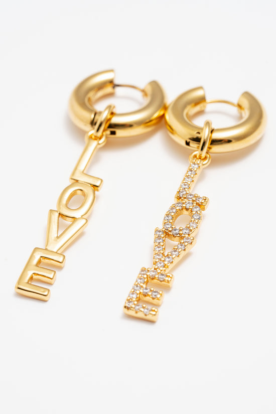 Boucles d'oreilles LOVE